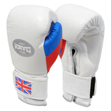 KAYO® Nations Great Britain (GB) Cowhide Leather Boxing Gloves