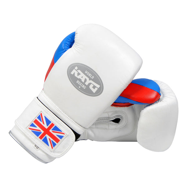 KAYO® Nations Great Britain (GB) Cowhide Leather Boxing Gloves
