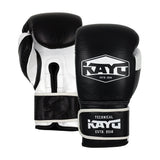 KAYO® Black Cowhide Leather Boxing Gloves