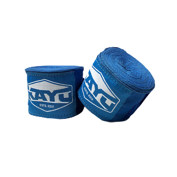 KAYO® Stretch Hand Wraps with Hook & Loop closure - Blue