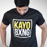 KAYO® Xtreme Fitted Cotton Tee - Yellow & White