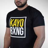 KAYO® Xtreme Fitted Cotton Tee - Yellow & White