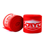 KAYO® Stretch Hand Wraps with Hook & Loop closure - Red