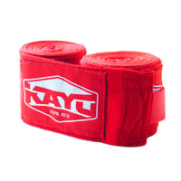 KAYO® Stretch Hand Wraps with Hook & Loop closure - Red