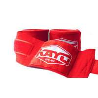 KAYO® Stretch Hand Wraps with Hook & Loop closure - Red